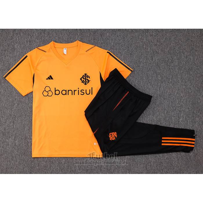 Chandal del SC Internacional Manga Corta 2023-2024 Naranja